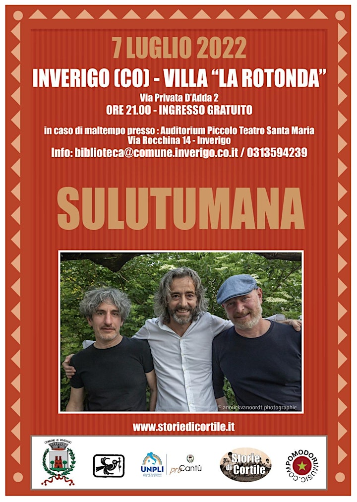 Immagine Concerto dei Sulutumana - Villa "La Rotonda" INVERIGO