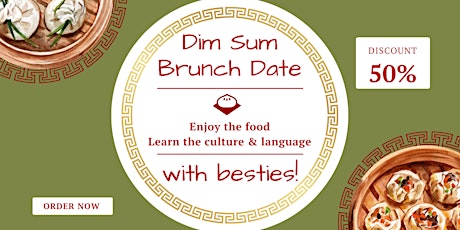 Dim Sum Brunch Date with your besties! Learn Chinese and the culture too! primary image