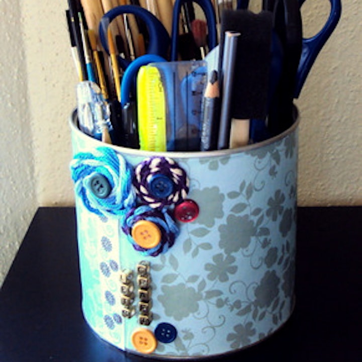 Crafty Kids - Recycled Pots and Caddys. image