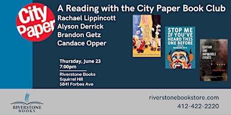 A Reading with the Pittsburgh City Paper Book Club