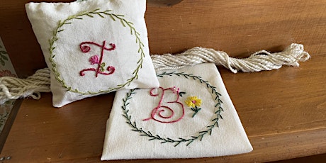 Monogram Embroidery ~ Monogramme brodé tickets