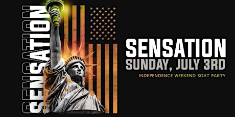 CRISTIAN ARANGO Presents SENSATION Independence Day Weekend Yacht NYC tickets