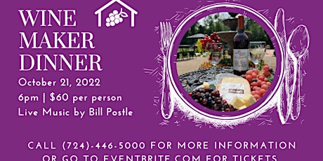 Wine Makers Dinner tickets