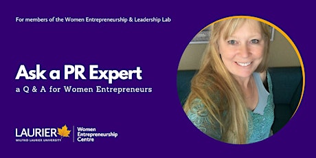 Ask a PR Expert: a Q & A for Women Entrepreneurs tickets
