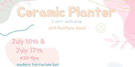 Ceramic Planter Workshop tickets