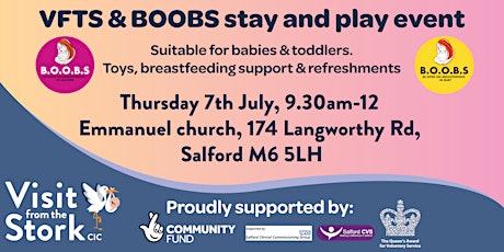 BOOBS & VFTS Stay & Play session (with breastfeeding support) tickets