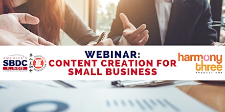 Content Creation For Small Business (Webinar) tickets