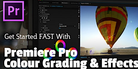 Colour Grading and Effects in Adobe Premiere Pro Auckland Course primary image