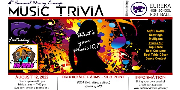 4th Annual Dewey Crump Music Trivia