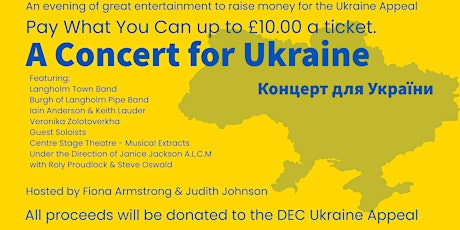 Concert for Ukraine tickets