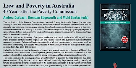 Book launch - Law and Poverty in Australia primary image