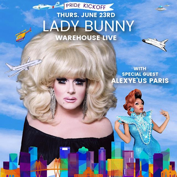 LADY BUNNY w/ Special Guest ALEXYE'US PARIS image