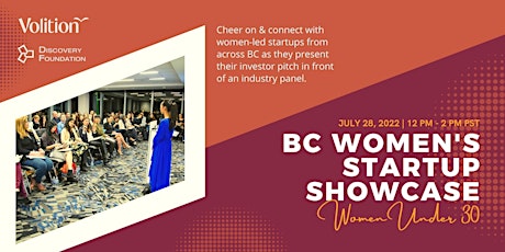 BC Startup Showcase: Women Under 30 tickets