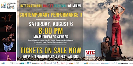International Ballet Festival of Miami / Contemporary Performance II tickets