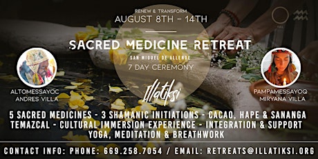 7 Day Sacred Medicine Celebration Retreat tickets