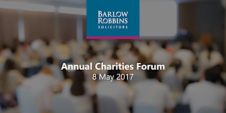 Annual Charities Forum, 8 May 2017 primary image