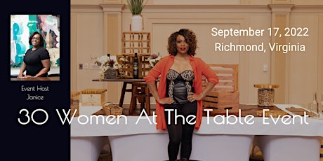 30 Women At The Table  - Women's Empowerment Event