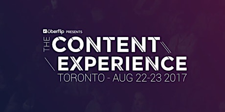 The Content Experience 2017 primary image