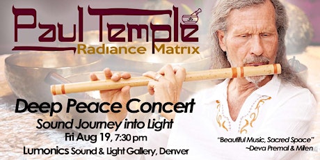 DEEP PEACE CONCERT Sound Journey into Light tickets