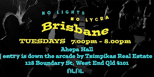 No Lights No Lycra Brisbane - Dancing In The Dark