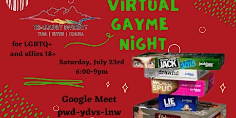 Virtual GAY-me Night tickets