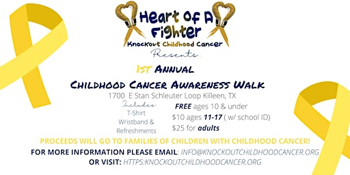 1st Annual Childhood Cancer Awareness Walk