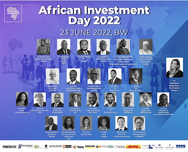 African Investment Day 2022- Francophone Africa  is ready for business image