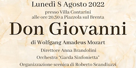 Opera lirica "Don Giovanni" biglietti