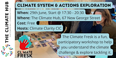Climate Fresk workshops @ The Climate Hub, Plymouth tickets