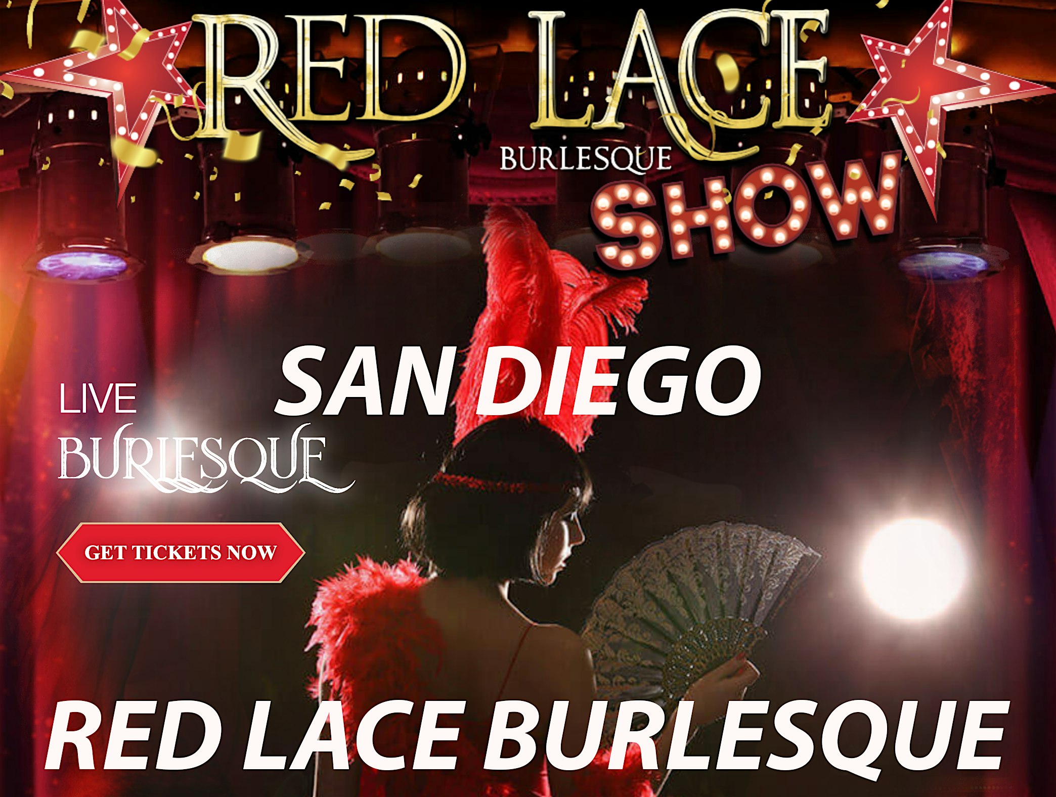 Red Lace Burlesque Show & Variety Show San Diego