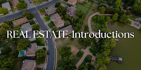 Real Estate Investing - Introductions tickets