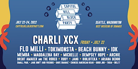 Capitol Hill Block party 2022 tickets