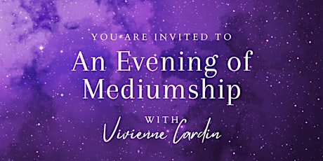 Whispers From Heaven tour 2022 with Vivienne Cardin, International Medium tickets