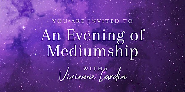 Whispers From Heaven tour 2022 with Vivienne Cardin, International Medium