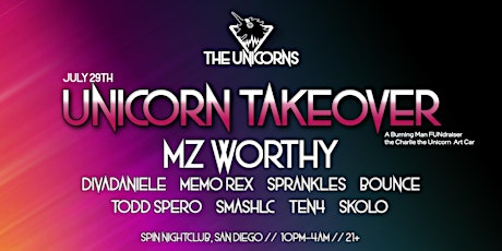 Unicorn Takeover - Spin San Diego tickets