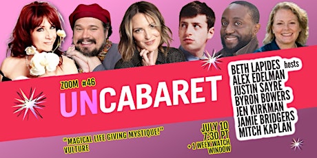 Live-streaming Comedy - UnCabaret Zoom Edition #46 tickets