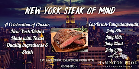 New York Steak of Mind tickets