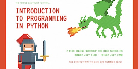 Intro to Programming in Python (2-Week Online Workshop for High Schoolers) tickets