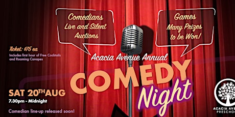 Acacia Avenue Preschool Comedy Night tickets