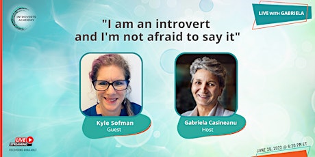 "I am an introvert and I'm not afraid to say it"