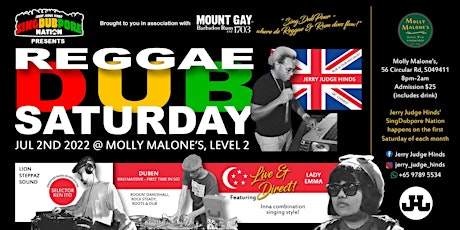 SingDubPore Nation: REGGAE DUB SATURDAY! tickets