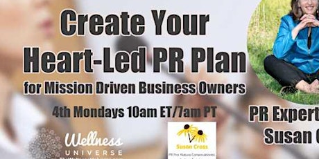 Create Your Heart-Led PR Plan with WU Expert Susan Cross tickets
