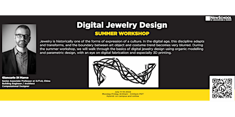 Digital Jewelry Design Workshop tickets