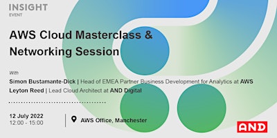 AWS Cloud Masterclass & Networking Session