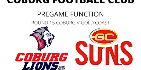 Coburg Football Club -Pregame Function tickets