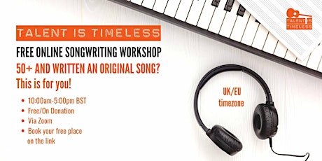 Online Songwriting Workshop - UK & EU tickets