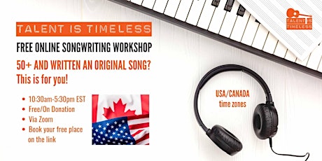 Online Songwriting Workshop - USA & Canada tickets