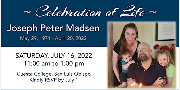 Celebration of Life for Joe Madsen
