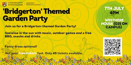PGT 'Bridgerton' Garden Party tickets