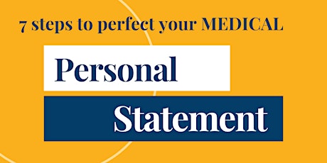 Personal Statements-Medicine- 7 Steps to writing a successful application tickets